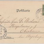 Bayern - Ottobeuren Post Brauerei etc. Mehrbild-Farblitho gelaufen 1899