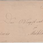 Feldzug 1866 - K.Pr.Feldpost-Amt III. Armee Corps 7/7 blauer K2 Militariabrief