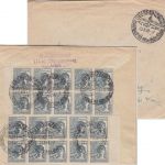 All.Bes./Währungsreform - 20x12 Pfg. Arbeiter brief Obergünzburg 23.6.48-7