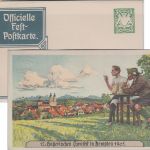 Bayern - Kempten 1905 12. Bayer. Turnfest 5 Pfg. Privatganzsache ungelaufen
