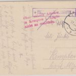 Österreich/DR - Finkenberg P. Mayrhofen Postablage-Ra1 Karte n. Kempten 1928