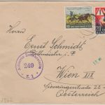 BRD - Pfronten 2 (Steinach) 1953 Zensurbrief n. ÖSTERREICH (Wien)