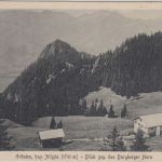 Bayern - Grüntenhaus T. Burgberg Posthilfsstelle Ra3 AK Grünten - Wald 1919