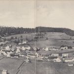Bayern - Immenstadt dreiteilige sw-Panorama-AK/Klappkarte gelaufen 1912
