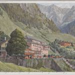 DR - Hindelang 1940 farb. Werbekarte Luitpoldbad n. Puchheim