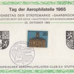 BRD - Oberstdorf 1965 Ballonpost Ergee III Sonderkarte m. Vignette n. Stuttgart