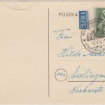 BRD - 10 Pfg. Germanisches Museum + Notopfer Karte Murrhardt - Esslingen 1952