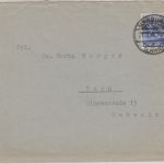 Bizone - 50 Pfg. Arbeiter/Band Brief i.d. SCHWEIZ Marburg - Bern 21.8.48