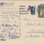 BRD - 10 Pfg. IFRABA Karte Wuppertal-Elberfeld - Hamburg Hamburg 1953