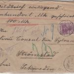 DR - 60 Pfg Germania Wertbrief n. SCHWEDEN Berlin - Strömstad 1918 Zensur