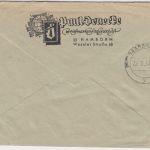 Bizone - 50 Pfg. Ziffer/Netz u.a. Einschreibebrief Duisburg-Hamborn 21.8.48