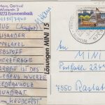 BRD - 60 Pfg. Koblenz/ohne Fluoreszenz Karte Frammersbach - Rastatt 1992