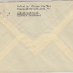 BRD - 40 Pfg. ex Beethoven-Block Brief Aurich - Hamburg 1960