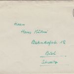 BRD - 30 Pfg. Justus Liebig Brief i.d. SCHWEIZ Reutlingen - Biel 1953