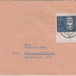 BRD - 40 Pfg. ex Beethoven-Block Brief München - Staltach 1961