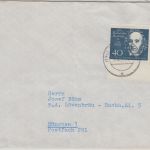 BRD - 40 Pfg. ex Beethoven-Block Brief Regensburg - Staltach 1961