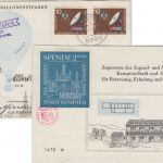 BRD - Maierhöfen 1966 1. Allgäuer Ballonpostfahrt Sonderkarte n. Lorch