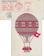 BRD - Esseratsweiler 1964 Ballonpostkarte BWAC 8. Freiballon-Suchfahrt