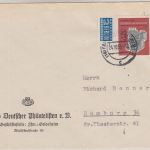 BRD - 20 Pfg. IFRABA + Notopfer Brief Frankfurt a/M. - Hamburg 1953