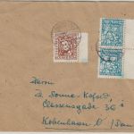 Bizone - 2x12+6 Pfg 700 J. Kölner Dom Brief n. DÄNEMARK Hameln - Kopenhagen 1948