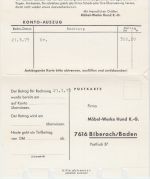 BRD - "Hund Büromöbel" 30 Pfg. AFS Karte Biberach - Lahr/CFB Europe 1973