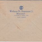 AM-Post - Dr. Hegemann KG Werbungsmittler 24 Pfg. AFS Brief Düsseldorf 1948