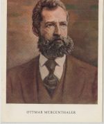 BRD (Berlin) - Ottmar Mergenthaler Sobderkarte + SST Hachtel 1954