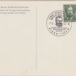 BRD (Berlin) - Ottmar Mergenthaler Sobderkarte + SST Hachtel 1954
