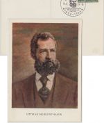BRD (Berlin) - Ottmar Mergenthaler Sobderkarte + SST Hachtel 1954