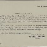 DR - Verlag Scher (Europa Stunde) 3 Pfg. AFS Drucksache Berlin - Bitterfeld 1934