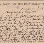 Bayern - K.Hof- u. Staatsbibliothek Frei d. Ablösung Ortskarte München 1914
