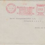 DR - Bruckmann Monatshefte 12 Pfg. AFS Brief München - Prien 1940