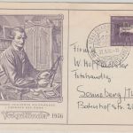 BRD - 200 Jahre Voigtländer Sonderkarte + SST Braunschweig - Sonneberg 1956