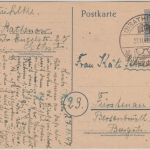 All.Bes. - (2) Rathenow Die Stadt der Optik 1947 Handwerbestempel Ganzsache 1947
