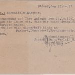 BRD - Jugenfilm Düsseldorf 10 Pfg. AFS+Notopfer Karte n. Sehnrath 1951