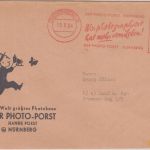 BRD - "Photo Porst - Wer photographiert..."6 Pfg. AFS Drucksache Nürnberg 1954