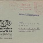 DR - Hohlux Erzeugnisse 8 Pfg. AFS Geschäftspapiere n. München 1943
