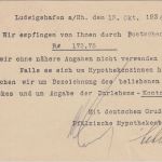 DR - Pfälzische Hypothekenbank 6 Pfg. AFS Karte Ludwigshafen - Zweibrücken 1936