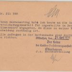 DR - Landesversicherungsanstalt Oberbayern 5 Pfg. AFS Ortskarte München 1938