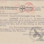 DR - Bayerische Versicherungskammer 6 Pfg. AFS Karte München - Aislingen 1941