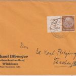 DR - Spare bei der Postsparkasse 3 Pfg. Hindeburg Zusammendruck Drucksache 1940