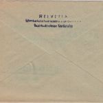 FZ/Baden - Helvetia Feuerversicherung 20 Pfg. AFS Brief Karlsruhe Stuttgart 1949