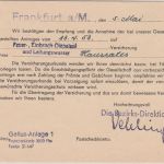 BRD - Aachener & Münchener 4 Pfg. AFS Drucksache Frankfurt a/M. 1953