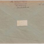 Bizone - 10+20 Pfg. Berlin-Hilfe Brief n. ARGENTINIEN Bahnpost Mesum 1950