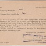 BRD - Hamburg Mannheimer Familienhilfe 8 Pfg. AFS Ortskarte Berlin 1963