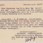DR - Kaufhaus Oberpollinger 8 Pfg. AFS Karte München - Schwabach 1931