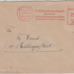 All.Bes. - Grosseinkaufs-Genossenschaft 24 Pfg. AFS Brief Hamburg 1947