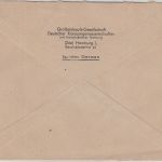 All.Bes. - Grosseinkaufs-Genossenschaft 24 Pfg. AFS Brief Hamburg 1947