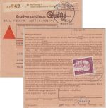 BRD - Nürnberg 3 Großversandhaus Quettel Selbstbucher Nachnahmepaketkarte 1976