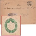 DR - Kgl. Pr. Ministerium f. Landwirtschaft Frei lt. Avers No.21 Brief 1902